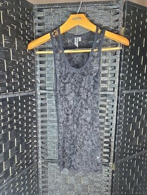 BKE Black Lace Camisole Tank Top Womens Small
